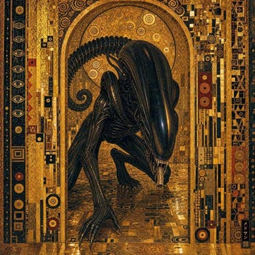 MEDSAN - Golden Shrine Xenomorph () - UNIQUE WORK