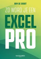 Zo word je een Excel-pro 9789463563475 Wim de Groot, Verzenden, Zo goed als nieuw, Wim de Groot