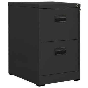 vidaXL Archiefkast 46x62x72,5 cm staal antracietkleurig, Verzenden, Nieuw