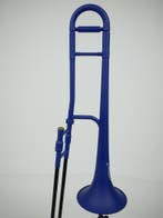 Lichtgewicht Trombone Zo Brass Opruiming, Rood en Blauw, Ophalen of Verzenden, Nieuw, Tenor, Met koffer