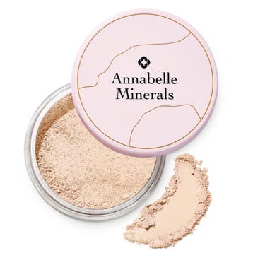 Annabelle Minerals - Coverage Mineral Foundation - Natural, Ophalen of Verzenden, Nieuw, Gehele gezicht, Make-up