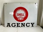 Shell Agency - Reclamebord - Emaille