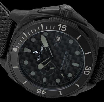 Tecnotempo - Commando - Forged Carbon & Titanium -, Nieuw