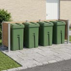 vidaXL Afvalbak Schutting Bruin 315 x 85 x 115 cm Aluminium, Verzenden, Nieuw