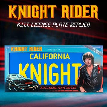 Knight Rider Replica 1/1 License Plate, Ophalen of Verzenden, Nieuw