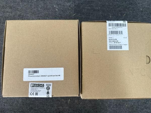 Veiling - 2x Phoenix Contact Voeding Quint4-PS/3ac/48DC/20 -, Zakelijke goederen, Machines en Bouw | Industrie en Techniek