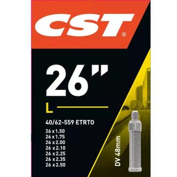 CST Binnenband 26 inch - Dunlop ventiel 48mm - Geschikt v..., Ophalen of Verzenden, Nieuw, Band