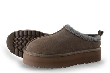 Colors of California Pantoffels in maat 40 Beige, Verzenden, Beige, Zo goed als nieuw, Pantoffels of Sloffen