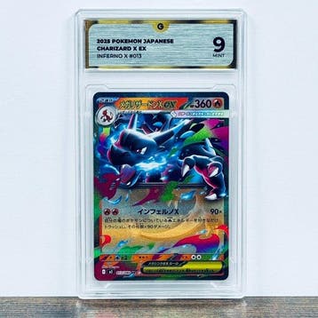 Pokémon Graded card - Charizard X ex 013 – Pokémon - GG 9, Nieuw