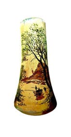 LEGRAS (1839-1916) - Vaas - Oude grote geëmailleerde vaas, Antiek en Kunst