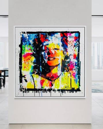 Mikko - Marilyn Monroe Stardust On Frame - XL, Antiek en Kunst
