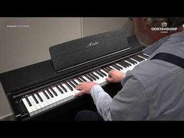 Actie -30% Amadeus D320 WH digitale beginnerspiano, Nieuw, Wit, Piano