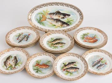 Tafelservies voor 6 (12) - Porselein, Antiek en Kunst