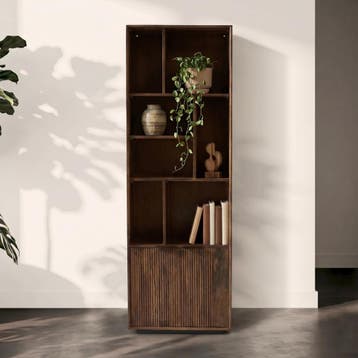*WOONWINKEL* Smalle Wandkast Met Vakken, Huis en Inrichting, Kasten | Wandmeubels, Verzenden, Nieuw