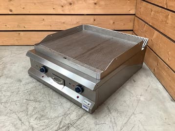 Roeder bakplaat geribbeld krachstroom refurbished, Ophalen of Verzenden, Gebruikt, Fornuis, Frituur en Grillen