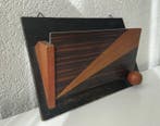 Tijdschriftenhouder - Coromandel hout (fineer) en andere, Antiek en Kunst