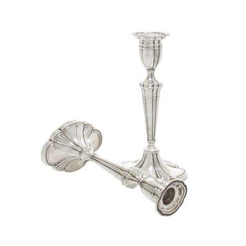 Hampton Utilities - Kaarsenhouder (2) - .925 zilver - 21 cm