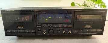 Pioneer - CT-W630R Dual Auto-Reverse Stereo Audiocassette, Nieuw
