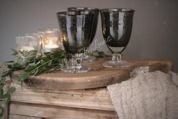 DUTZ wijnglas op voet grijs bubbels 13 cm, Ophalen of Verzenden, Nieuw