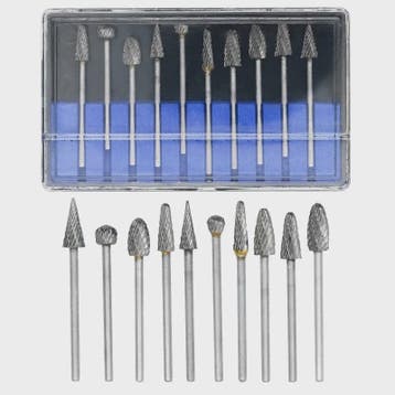 10-delige Set Tandheelkundige Carbide Frezen - Universeel Sl, Verzenden, Nieuw