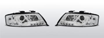 Koplampen Tube Light | geschikt voor Audi A6 C5 2001-2004 |, Verzenden, Nieuw, Audi