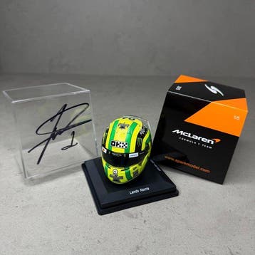 Mclaren - Lando Norris - 2025 USA GP - 2025 - Helm op schaal, Verzamelen, Nieuw