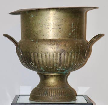Champagne koeler - Koper - Charles Heidsieck