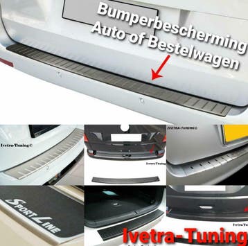 Bumperbescherming Volkswagen  |  Bumperbeschermer Volkswagen, Nieuw, Achter, Bumper, Verzenden