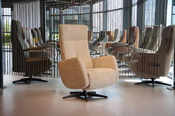 Manueel relaxfauteuil/ relaxstoel in stof GLX-046 van Gealux, Ophalen of Verzenden, Nieuw, Stof