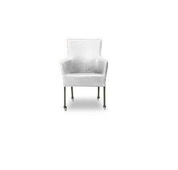 Eetkamerstoel Suske - eetkamerstoelen - Wit, Huis en Inrichting, Stoelen, Nieuw, Wit, Leer