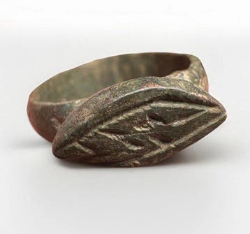 Byzantijns Brons middeleeuwse ring (Zonder minimumprijs), Sieraden, Tassen en Uiterlijk