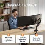 2dekans | Skoov Monitorarm met gasveer - Voor 13 tot 57 Inch, Ophalen of Verzenden, Zo goed als nieuw, Skoov