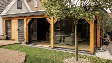 ALL-IN DEAL - Overkapping met schuur 8x4m voor €8583, Tuin en Terras, Overkappingen, Ophalen of Verzenden, Nieuw, Veranda