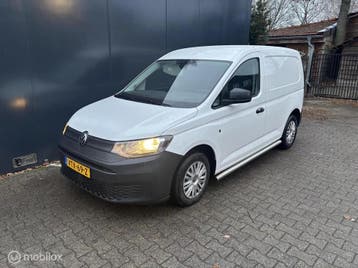 Zakelijke lease - Volkswagen Caddy Cargo 2.0 TDI Economy, Stof, Gebruikt, Wit, Handgeschakeld