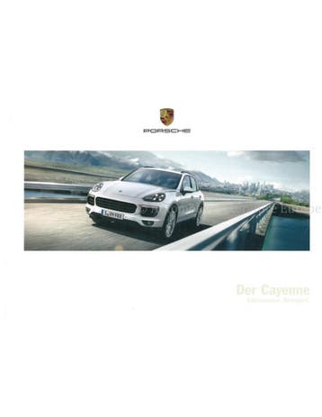 2018 PORSCHE CAYENNE BROCHURE DUITS, Nieuw, Porsche, Author