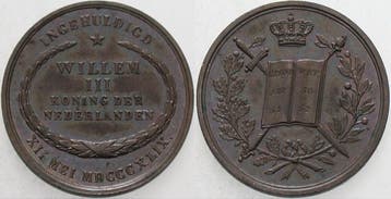 Jeton Nederland-koenigreich Willem Iii, 1849-1890, Verzenden