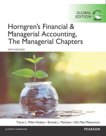 9781292117096 Horngrens Financial  Managerial Accounting..., Verzenden, Gelezen, Tracie Miller-Nobles