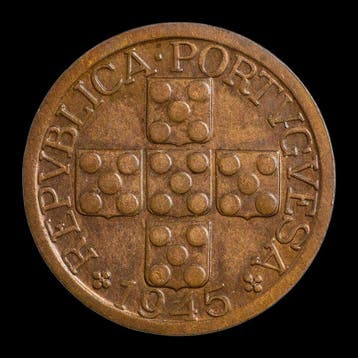 Portugees Timor. Republic. 10 Avos 1945 - Rara