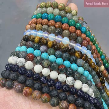 Natuurstenen Kralen Mix: Tijgeroog, Amazoniet, Agate, Kwarts, Verzenden, Nieuw