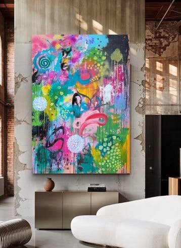 Laura Capellini - IL GIARDINO DI HANAKO #28 (XL) Acrylic