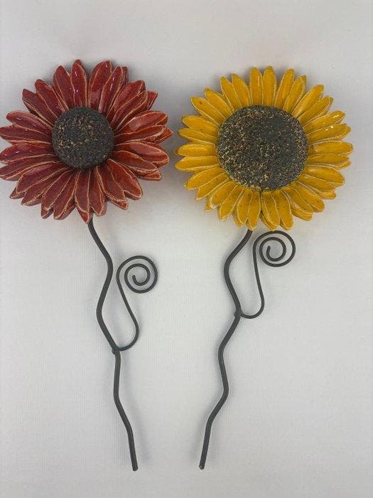 Mario Klara (1973) - Two Flowers, Antiek en Kunst, Kunst | Designobjecten