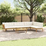 vidaXL 5 Stuk Garden Pallet Sofa Units Massief Acaciahout, Verzenden, Nieuw