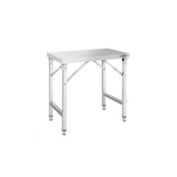 GGM Gastro | RVS werktafel - inklapbaar - 1000x600mm |, Zakelijke goederen, Horeca | Meubilair en Inrichting, Verzenden, Nieuw in verpakking