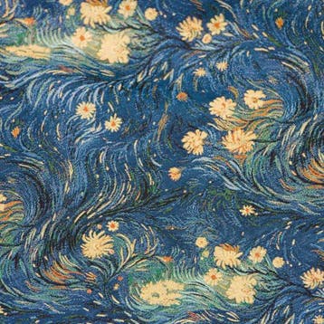 AA170 - Prachtige Gobelin - Gobelin-stof “Notte Fiorita” -