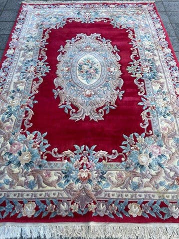 China Aubusson - gereinigd - handgeknoopt - wol - Tapijt -, Nieuw