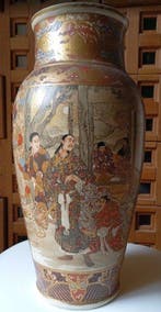 Vaas - Keramiek - Japan - Meiji periode (1868-1912) - Grote