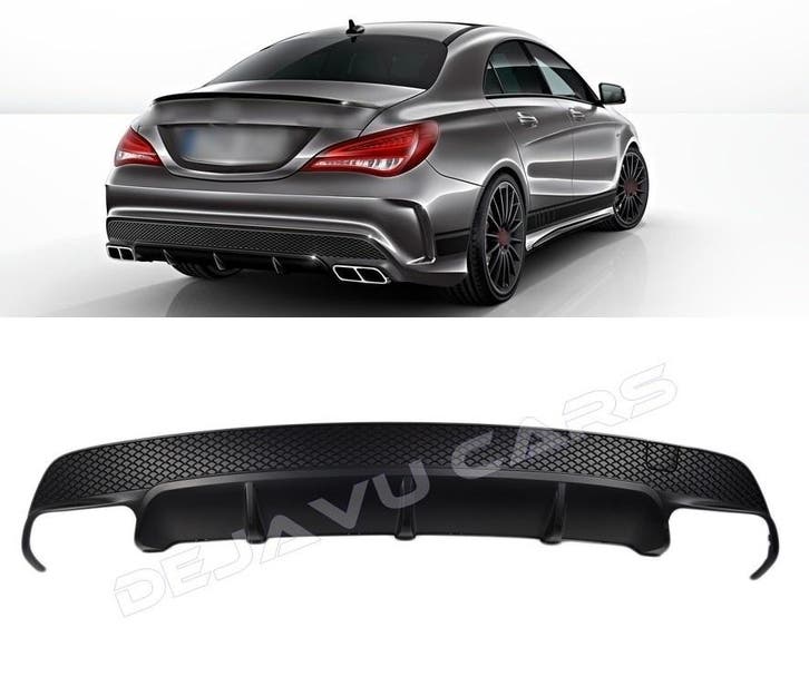 CLA45 AMG Look Diffuser voor Mercedes Benz CLA-Klasse W117 /, Auto diversen, Tuning en Styling, Ophalen of Verzenden