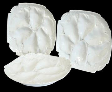 Rare Find - Oesterservies (3) - Porselein - Prachtige
