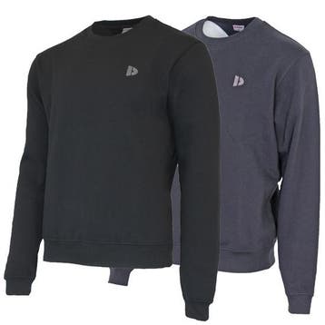 Donnay Donnay Heren - 2-Pack - Fleece Crew Sweater Dean -, Verzenden, Nieuw