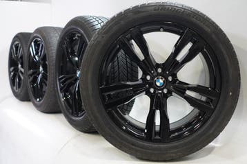 BMW X7 G07 754M 21 inch velgen Bridgestone Runflat Winterban, Gebruikt, Velg(en), 21 inch, Winterbanden